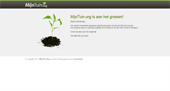 Desktop Screenshot of offline.mijntuin.org