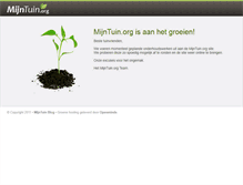 Tablet Screenshot of offline.mijntuin.org